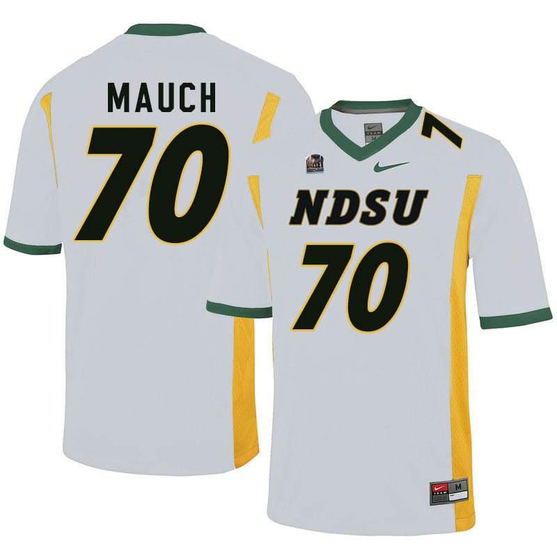 Men #70 Cody Mauch North Dakota State Bison College Football Jerseys Sale-White - Click Image to Close